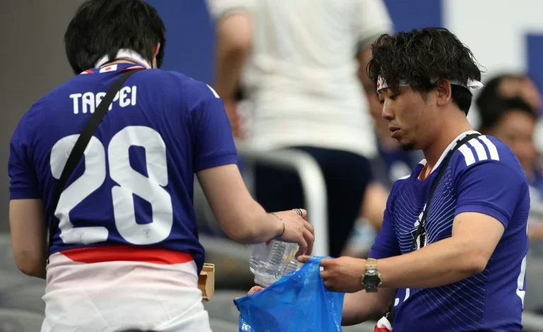 'This is our culture': Japan fans clean up World Cup stadium