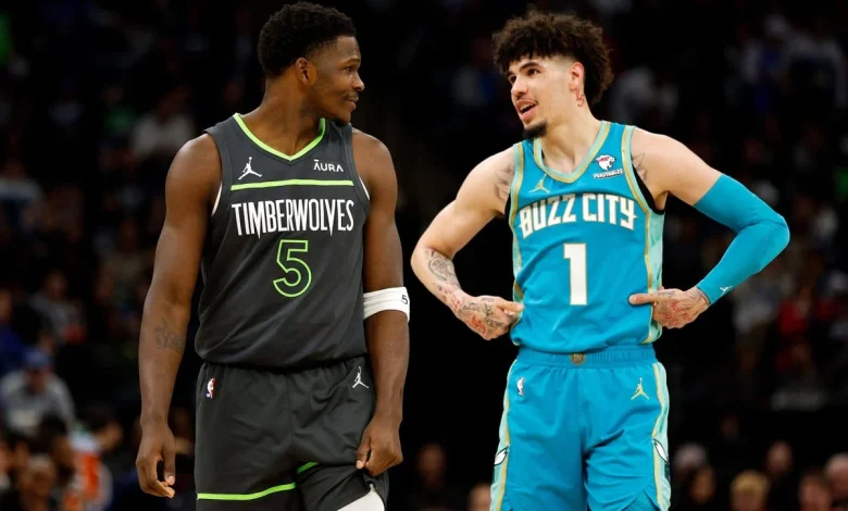Timberwolves interested in uniting Anthony Edwards and LaMelo Ball: Sources