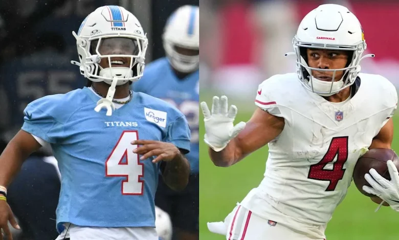 Titans WR Wan'Dale Robinson wearing No. 4 to honor late friend Rondale Moore