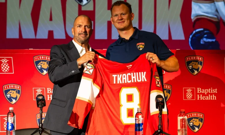 Tkachuk ready for 'next chapter' with Panthers after trade from Senators