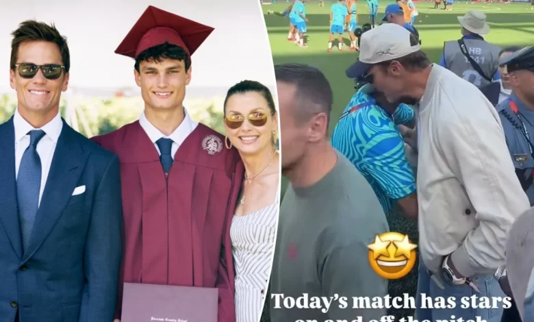 Tom Brady reunites with Bridget Moynahan for son's graduation before World Cup appearance