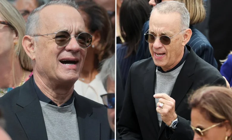 Tom Hanks roasts MS NOW's ratings while appearing live on-air with reporter