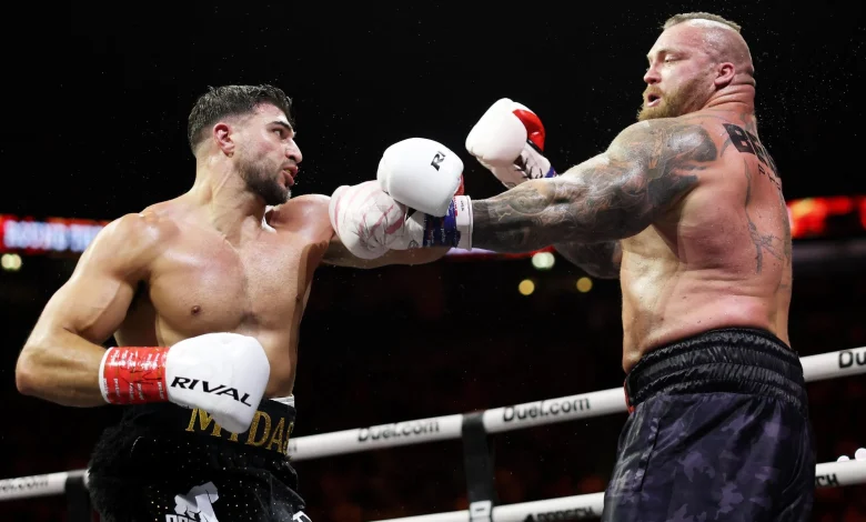 Tommy Fury vs. Eddie Hall Judges' Scorecards, Punch Stats and Prize Money