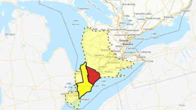 Tornado warning lifted for parts of southwestern Ontario
