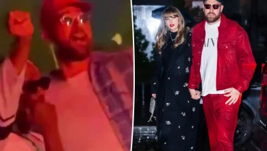 Travis Kelce spotted at LA concert with friends ahead of Taylor Swift wedding