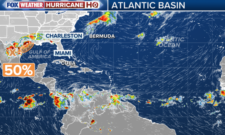 Tropical disturbance in Gulf carries 50% chance of development, poses heavy flood risk to Texas