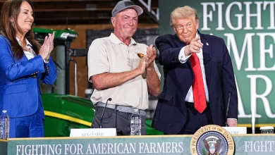 Trump Greets Farmers in Wisconsin, but Says He Could Be Home Watching TV