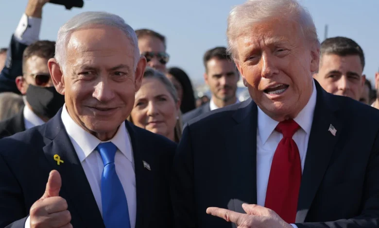 Trump calls Netanyahu 'crazy' but says they still get along : NPR
