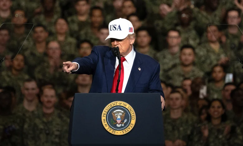 Trump claims military is gunning for extreme anti-voting SAVE America Act