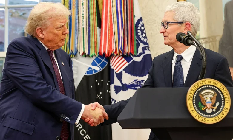 Trump says Apple agreed to work with Intel on designing, producing chips in US