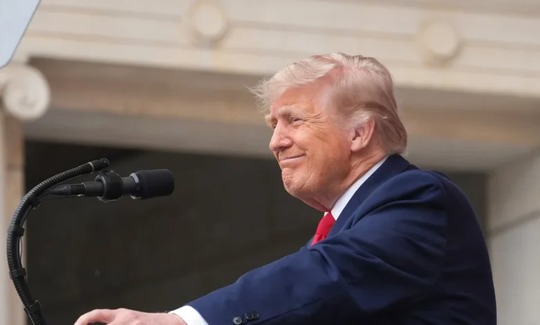 Trump says he will headline fair on National Mall after artists drop out : NPR