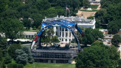 Trump suggests he won’t take down UFC ‘Claw’ on White House lawn