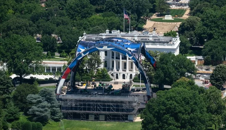 Trump suggests he won’t take down UFC ‘Claw’ on White House lawn