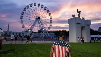 Trump’s Great American State Fair attendees say they haven’t noticed politics overshadowing the celebration