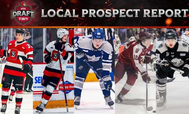 Two 67’s forwards headline local prospect pool for 2026 NHL Entry Draft