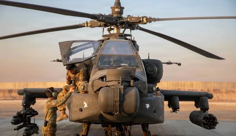 Two US crew members ‘rescued’ after Apache helicopter went down off the coast of Oman
