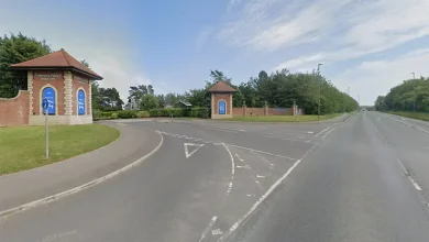 Two-car crash closed road near North Yorkshire holiday park