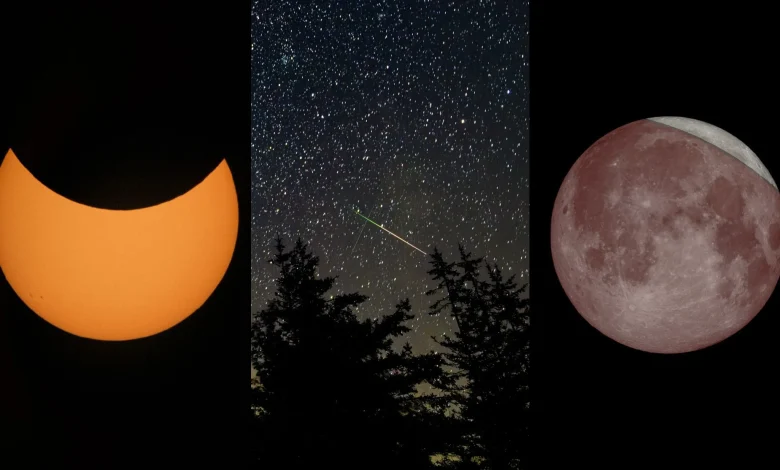 Two eclipses and a meteor shower are the 'don't miss' sky events for Summer 2026