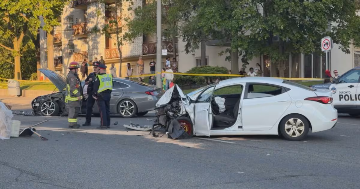 Two-vehicle crash in North York leads to ‘multiple injured parties’: police