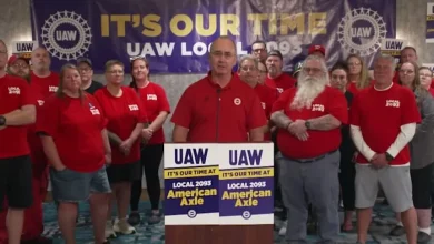 UAW workers strike at American Axle plant in Michigan