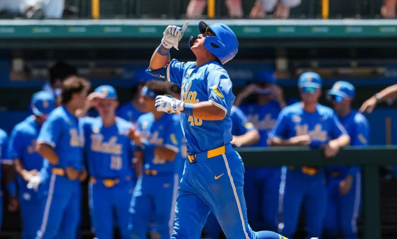 UCLA baseball defeats Virginia Tech in a wild ninth-inning comeback to save its season
