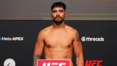UFC Vegas 118 weigh-in results: Short-notice fighter misses weight on 1st attempt
