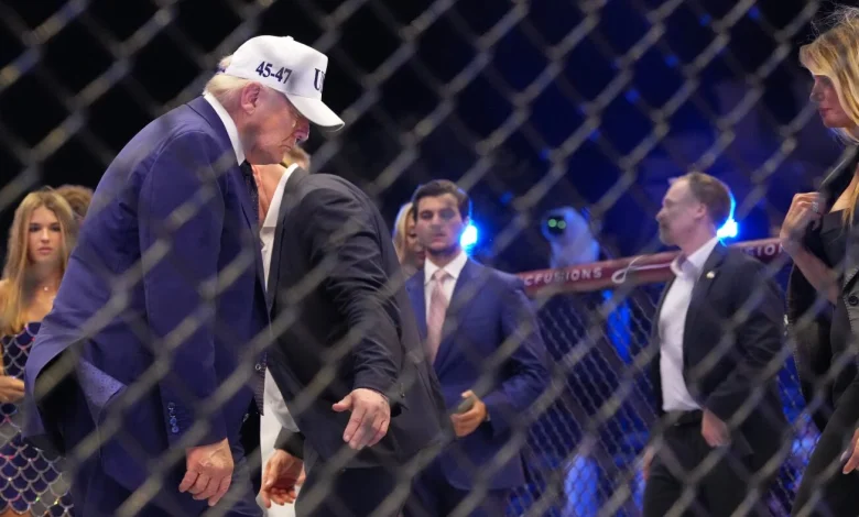 UFC boss Dana White says 'never again' to another White House fight night : NPR