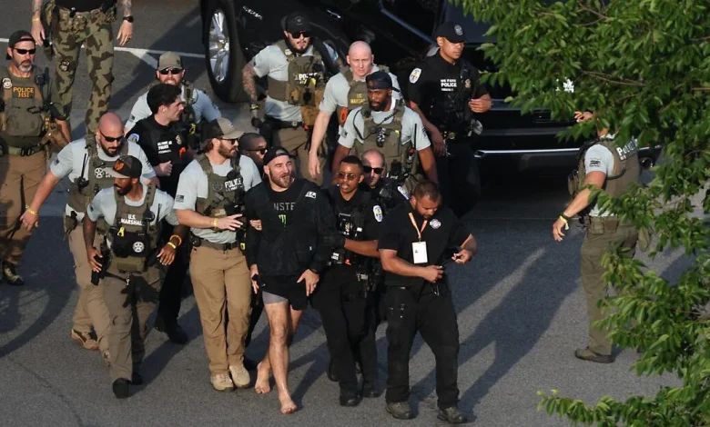 UFC champion Sean Strickland escorted out of fan fest near White House