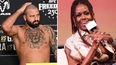 UFC fighter who called Michelle Obama a man claims he was 'giving her a compliment'
