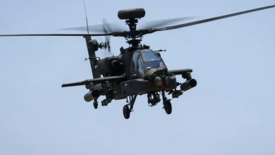 U.S. crew saved in first-ever sea drone rescue after Apache helicopter crash near Strait of Hormuz