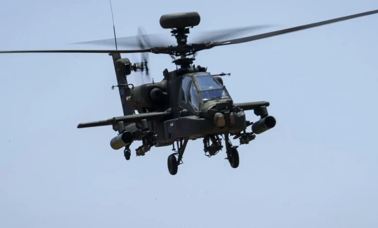 U.S. crew saved in first-ever sea drone rescue after Apache helicopter crash near Strait of Hormuz