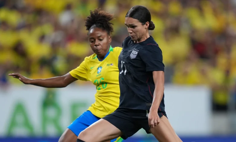 USWNT player ratings vs Brazil: Sophia Wilson shines again, but yellow and red cards steal the show