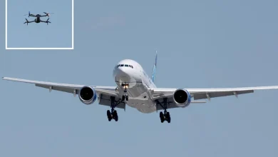 United Airlines flight almost hit drone at Newark Airport