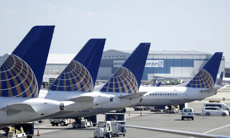 United Airlines flight diverted over Bluetooth device name : NPR