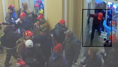 Video shows Pentagon counterterrorism hire clambering into Capitol on Jan. 6