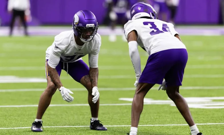 Vikings Minicamp Observations: Wrapping with Helmets Off; Young DBs Make Plays on Football