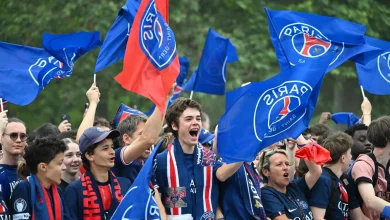Violent clashes give way to peaceful PSG parade : NPR