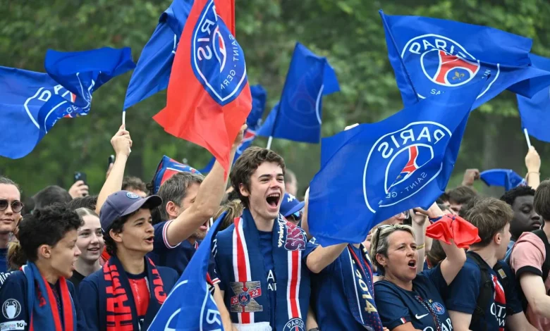 Violent clashes give way to peaceful PSG parade : NPR