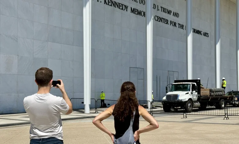 WATCH LIVE: Crews set to remove Trump name from Kennedy Center