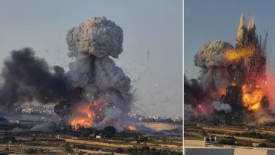 WATCH | Two men hospitalised after Ta’ Lourdes fireworks factory in Magħtab explodes on Monday morning