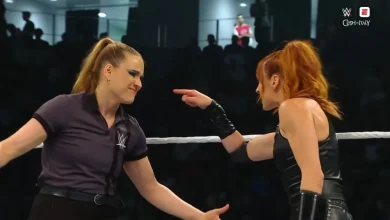 WWE referee mocks Becky Lynch after title loss at Clash In Italy