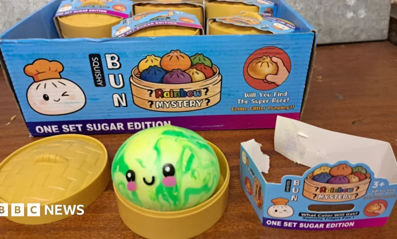 Warning after 200 counterfeit squishy toys seized from shops