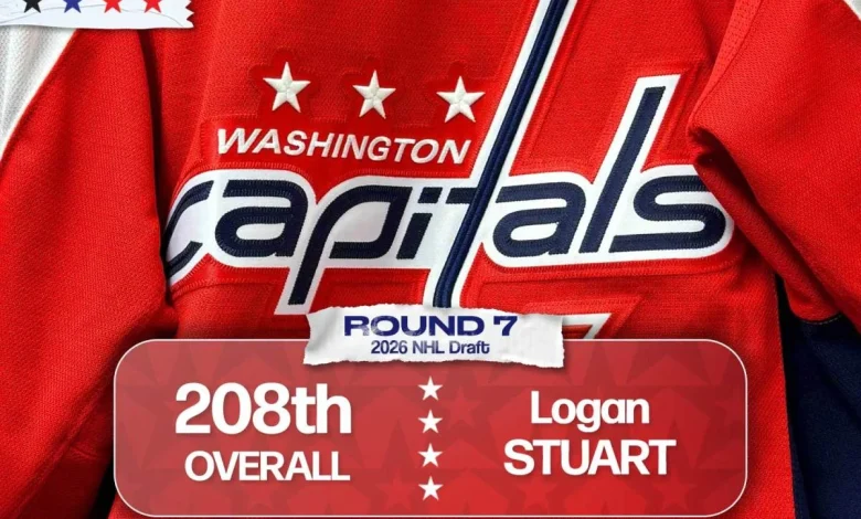 Washington Capitals select forward Logan Stuart in seventh round of 2026 NHL Draft