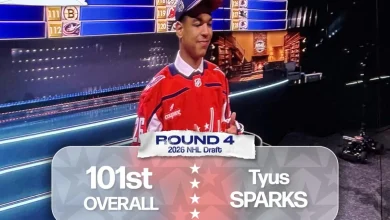Washington Capitals trade up to select forward Tyus Sparks in fourth round of 2026 NHL Draft