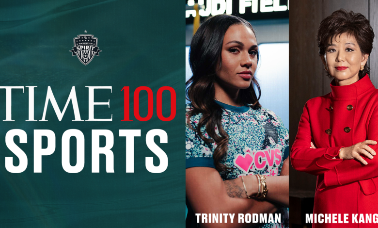 Washington Spirit Star Trinity Rodman and Owner Michele Kang Named to Inaugural TIME100 Sports List