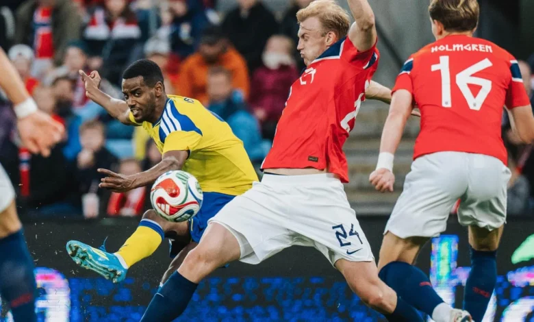 Watch Alexander Isak's brilliant goal in Norway v Sweden