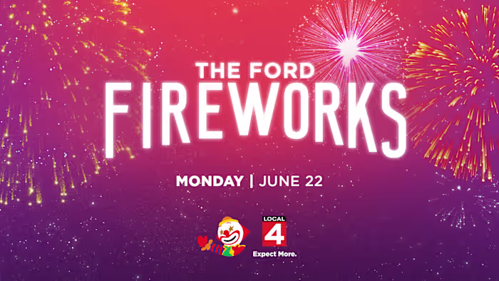 Watch live: Ford Fireworks in Downtown Detroit