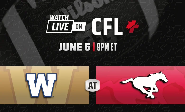 Week 1: Winnipeg Blue Bombers at Calgary Stampeders