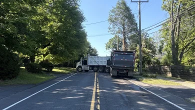 West Hartford Police: Dump Trucks and School Bus Involved in Crash