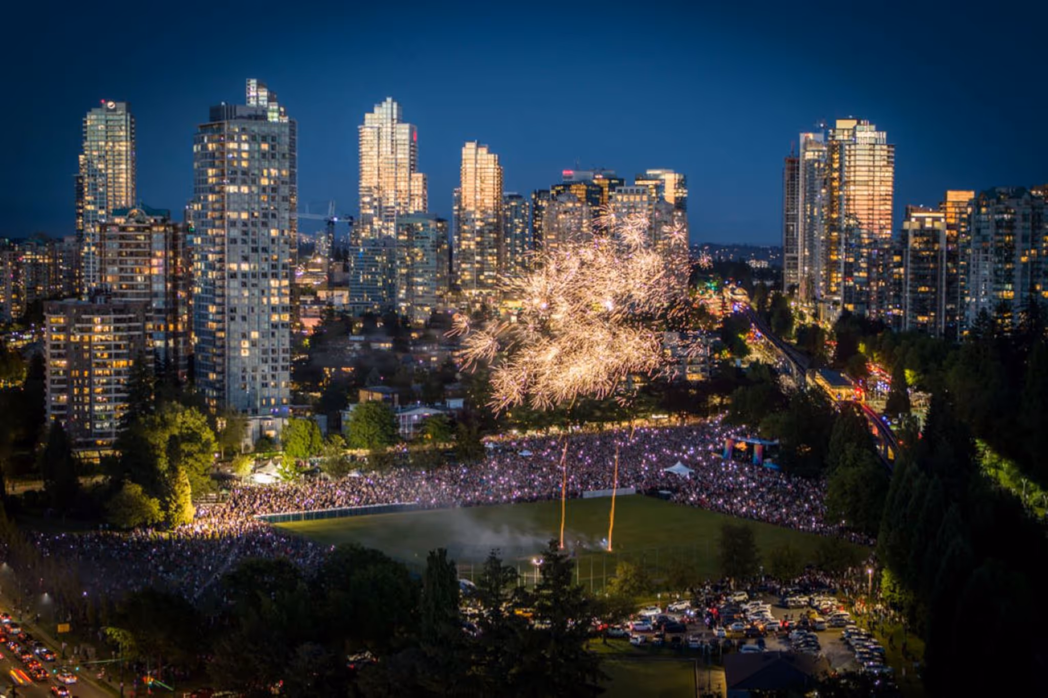 Where to see Canada Day fireworks in Metro Vancouver this summer
